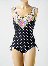 Costum de baie dintr-o singură piesă imprimeu fantezie negru MIRADONNA femme