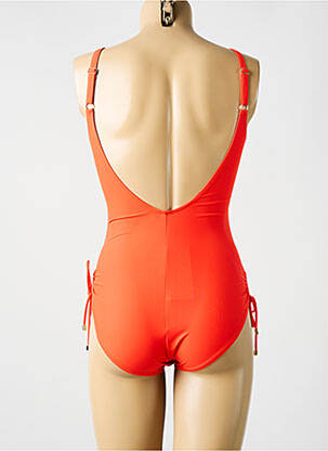 Costum de baie dintr-o singură piesă portocalie MIRADONNA femeie