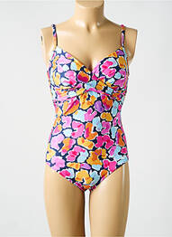 Costum de baie dintr-o singură piesă imprimeu fantezie roz CYELL femme