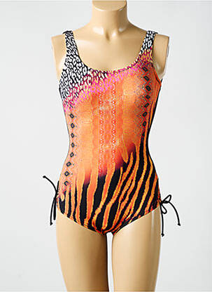 Costum de baie dintr-o singură piesă portocaliu MIRADONNA femeie