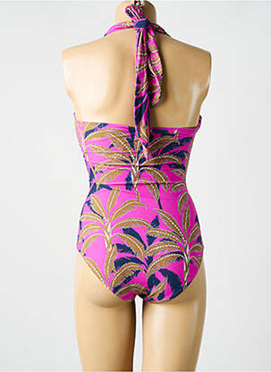 Costum de baie dintr-o singură piesă imprimeu fantezie violet CYELL femeie