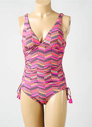 Costum de baie dintr-o singură piesă imprimeu fantezie roz CYELL femme