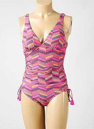 Costum de baie dintr-o singură piesă roz CYELL femeie