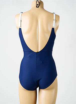 Costum de baie dintr-o singură piesă imprimeu fantezie albastru MIRADONNA femeie