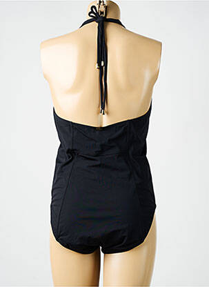 Costum de baie dintr-o singură piesă elasticitate top triunghiuri negru AMORESSA femeie