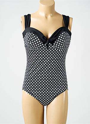 Costum de baie dintr-o singură piesă imprimeu fantezie negru MIRACLESUIT femeie