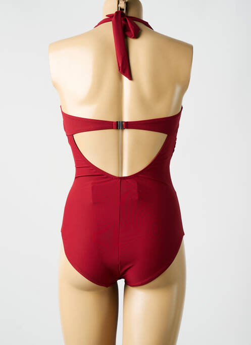 Costum de baie dintr-o singură piesă roșu MIRANDA femeie