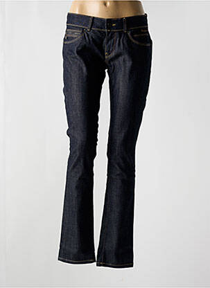 Blugi cu croială slim țesătură brută talie joasă albastru PEPE JEANS femeie