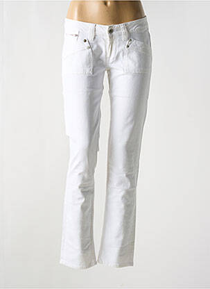 Blugi cu croială slim talie joasă talie joasă alb PEPE JEANS femeie