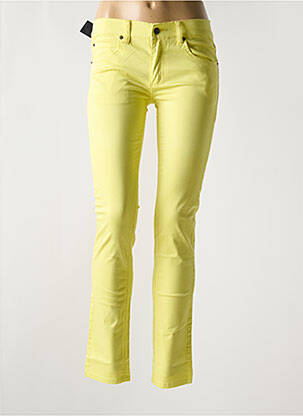 Pantalon slim talie joasă talie joasă galben CHEAP MONDAY femeie