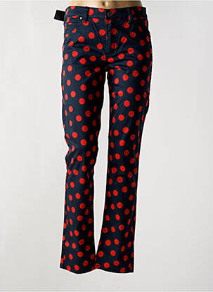 Pantalon slim țesătură poplin mărime normală albastru CHEAP MONDAY femeie