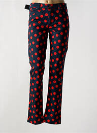Pantalon slim țesătură poplin mărime normală albastru CHEAP MONDAY femeie