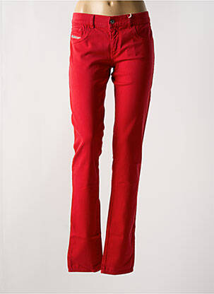 Blugi cu croială slim roșu DIESEL femeie