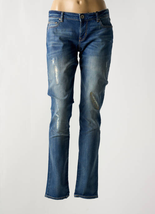 Blugi cu croială slim albastru GUESS femeie