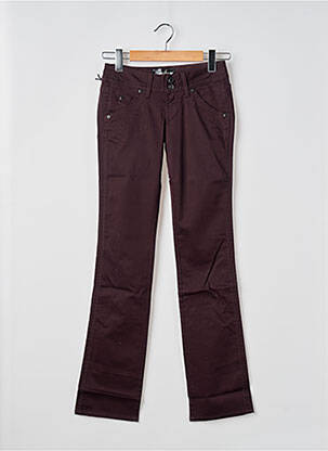 Pantalon drept elasticitate mărime normală violet GUESS femeie