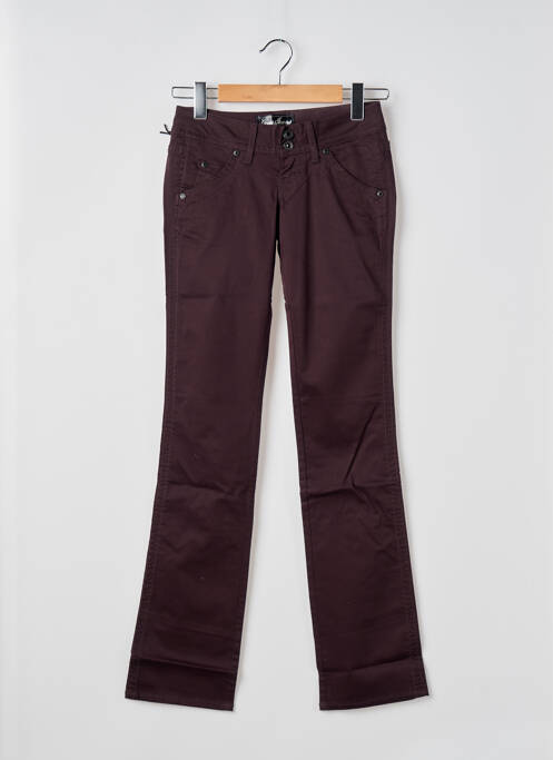 Pantalon drept violet GUESS femeie
