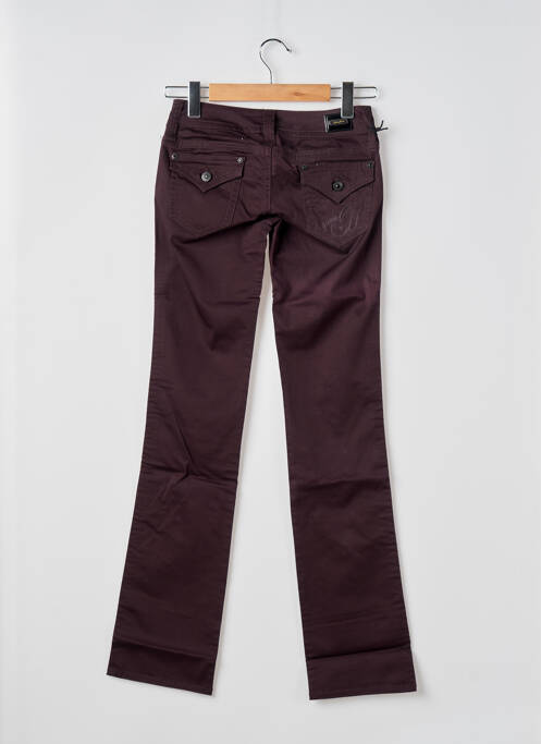 Pantalon drept violet GUESS femeie
