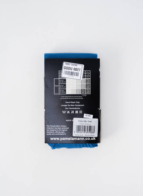 Colanți elasticitate albastru PAMELA MANN femme