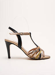 Sandale/pantofi decupați toc cui. toc de 4 la 6 cm negru CRÉATIS femme