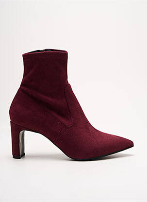 Botine/ghete vârf ascuțit toc de 7 la 9 cm violet BRUNO PREMI femeie