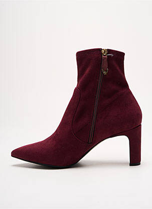 Botine/ghete vârf ascuțit toc de 7 la 9 cm violet BRUNO PREMI femeie