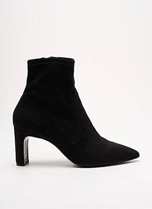 Botine/ghete vârf ascuțit toc de 7 la 9 cm negru BRUNO PREMI femeie