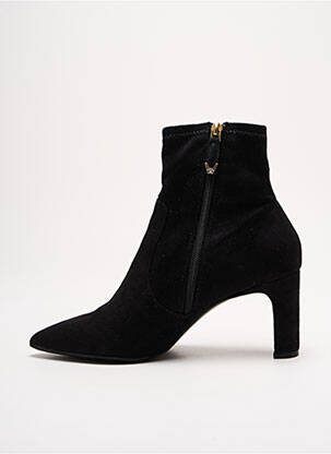 Botine/ghete vârf ascuțit toc de 7 la 9 cm negru BRUNO PREMI femeie