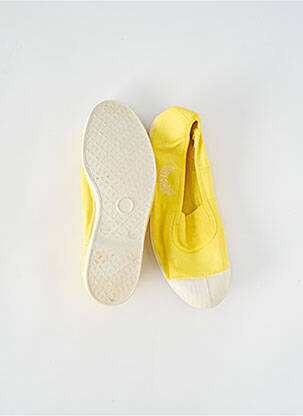 Slip-on-uri vârf rotund toc plat până la 3 cm galben KAPORAL femeie
