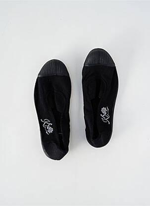 Slip-on-uri vârf rotund toc plat până la 3 cm negru KAPORAL femeie