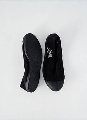 Slip-on-uri vârf rotund toc plat până la 3 cm negru KAPORAL femeie