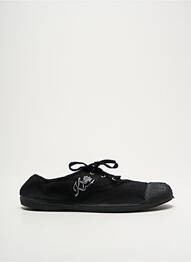 Adidași vârf rotund toc plat până la 3 cm negru KAPORAL femme