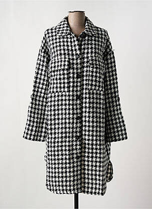 Palton lung negru GOLDEN LIVE femeie