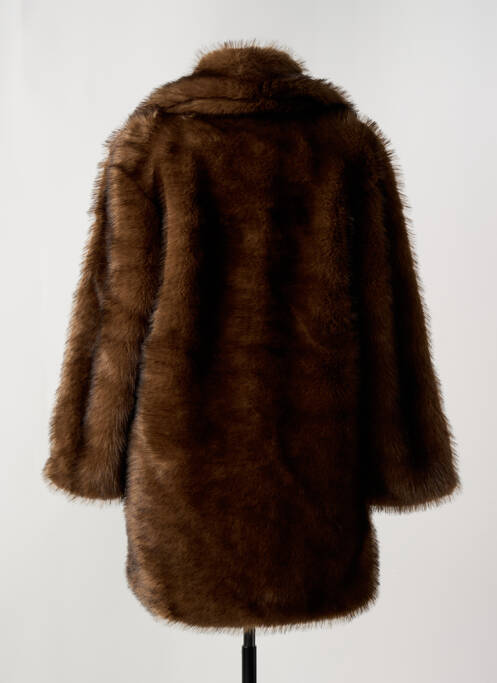 Palton lung croială dreaptă fără glugă maro MOLLY BRACKEN femme