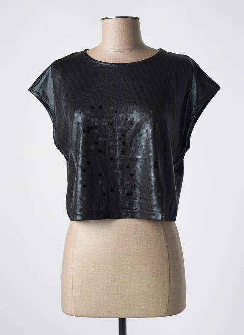 Top negru GOLDEN LIVE femeie