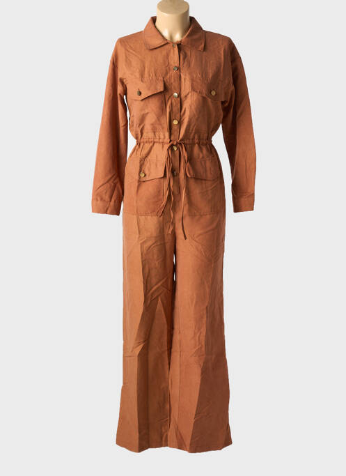 Salopetă-pantalon maro ELLI WHITE femeie