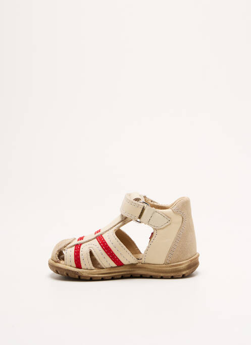 Sandale/Pantofi decupați bej MOD8 băiat