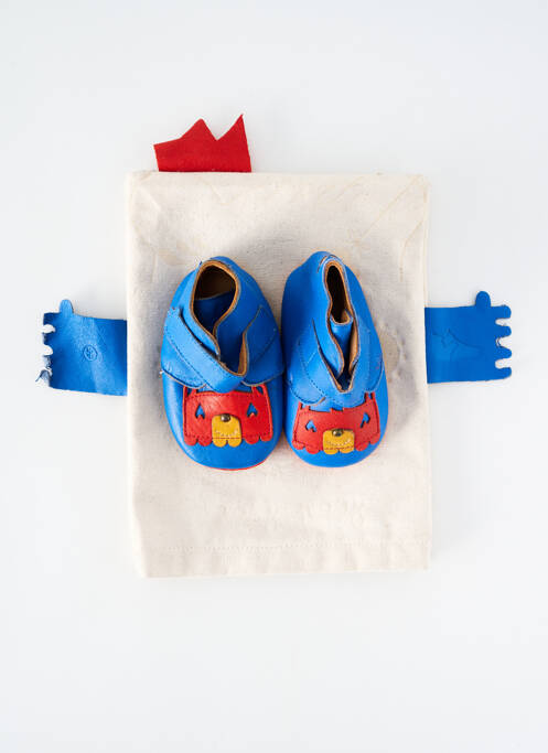 Papuci/Pantofi de casă albastru EASY PEASY băiat