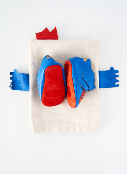 Papuci/Pantofi de casă albastru EASY PEASY băiat