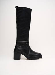 Cizme țesătură satinată toc de 7 la 9 cm negru CAPRICE femme