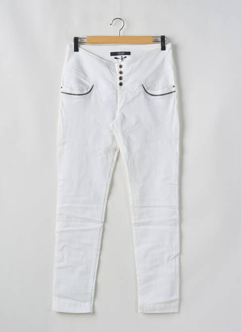 Blugi cu croială slim alb TIFFOSI femeie