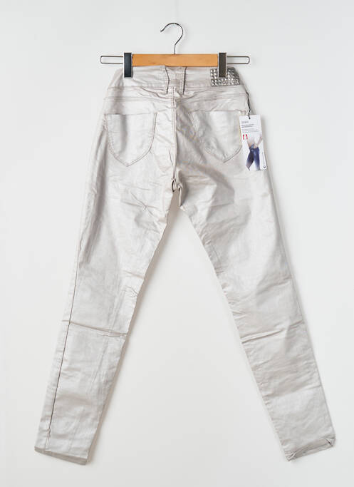 Pantalon slim bej TIFFOSI femeie