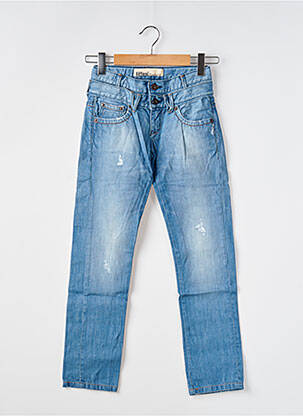 Blugi cu croială dreaptă albastru TIFFOSI fată