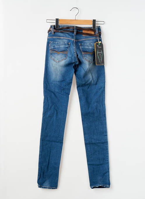 Blugi cu croială slim elasticitate mărime normală albastru TIFFOSI femme