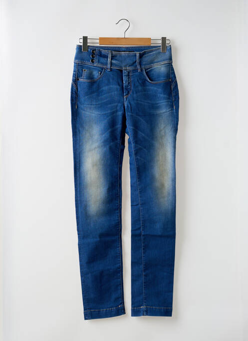 Blugi cu croială slim elasticitate mărime normală albastru TIFFOSI femme