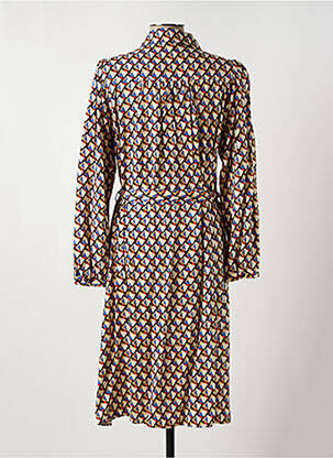 Rochie midi mâneci lungi mâneci lungi bej C'EST BEAU LA VIE femeie