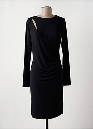 Rochie midi mâneci lungi mâneci lungi negru TIFFOSI femeie
