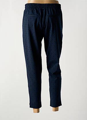 Pantalon 7/8 talie elastică albastru ICHI femeie