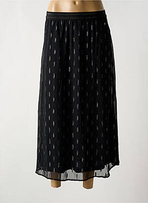 Fustă midi negru GARCIA femeie