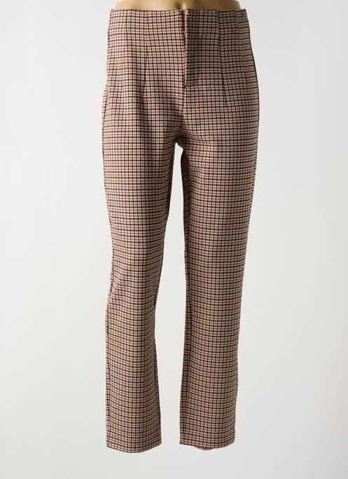 Pantalon drept elasticitate talie înaltă bej GARCIA femme