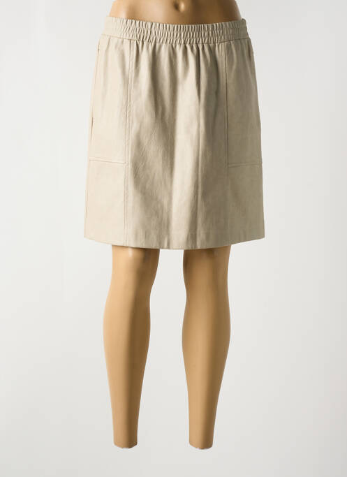 Fustă scurtă bej ICHI femeie